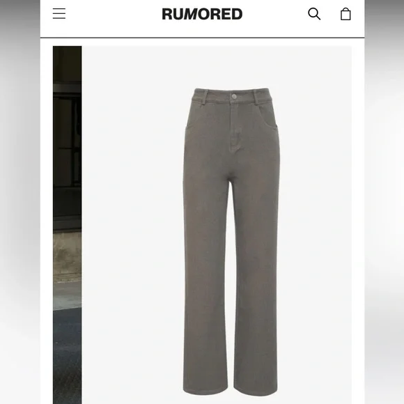 Rumored Painter Pant | Green Jeans - Picture 7 of 7